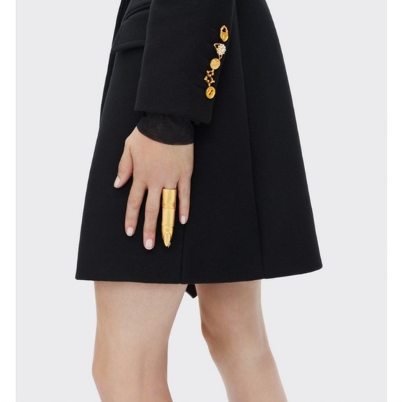 ARTICULATED FINGER statement RING - Picture 10 of 10